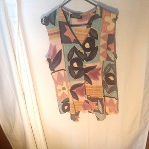 Wrapper Lightweight Tie-Back Sleeveless Top